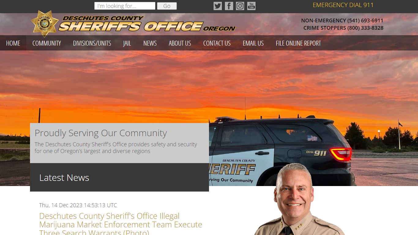 Home | Deschutes County Sheriff's Office in Oregon